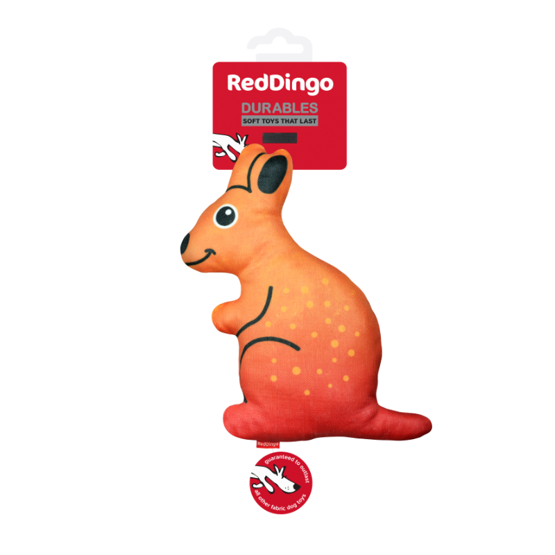 Red Dingo Durables Toy Kangaroo