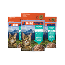 Load image into Gallery viewer, Feline Natural Freeze Dried Beef &amp; Hoki
