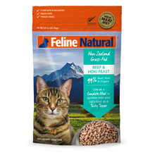Load image into Gallery viewer, Feline Natural Freeze Dried Beef &amp; Hoki
