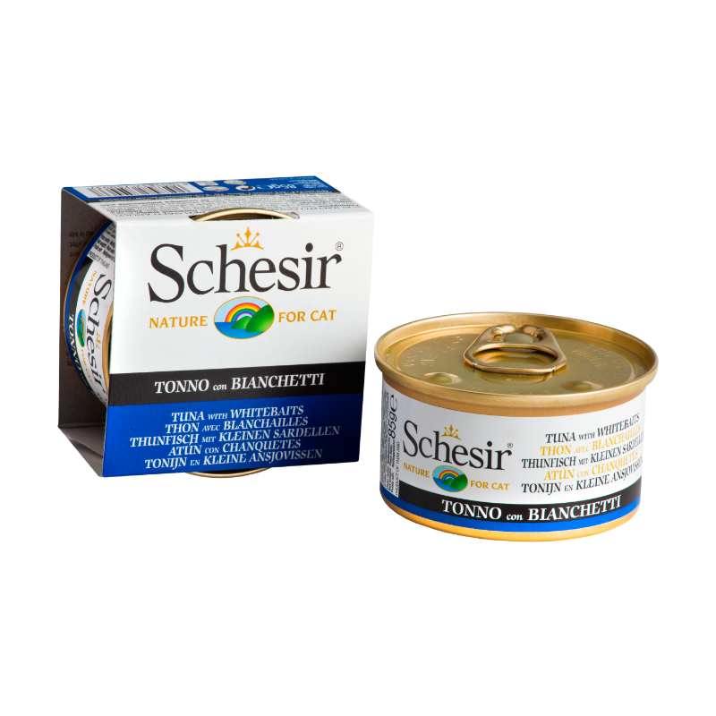 Schesir Tuna with Whitebait in Jelly For Cats 85g