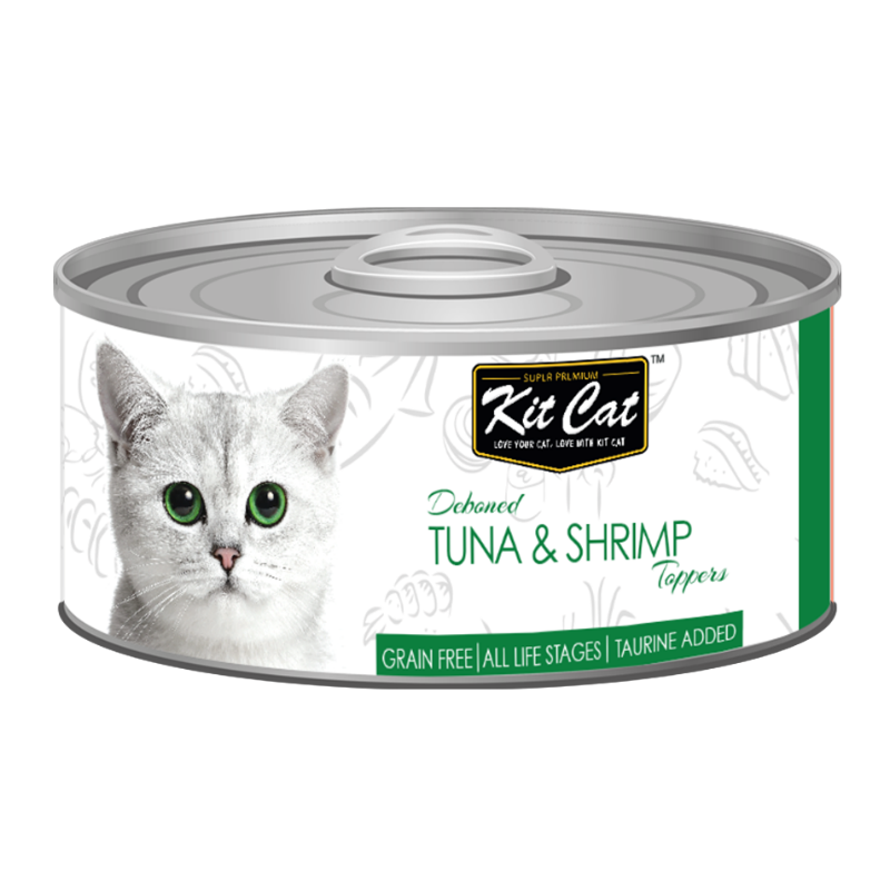 Kit Cat Deboned Tuna & Shrimp Toppers 80g
