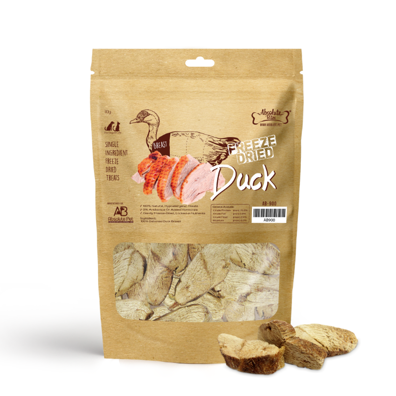 Absolute Bites Freeze Dried Duck 2.5oz