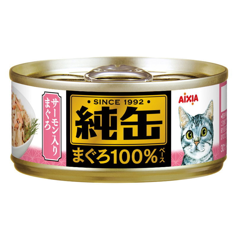 Aixia Jun-can Mini Tuna w/Salmon 65g