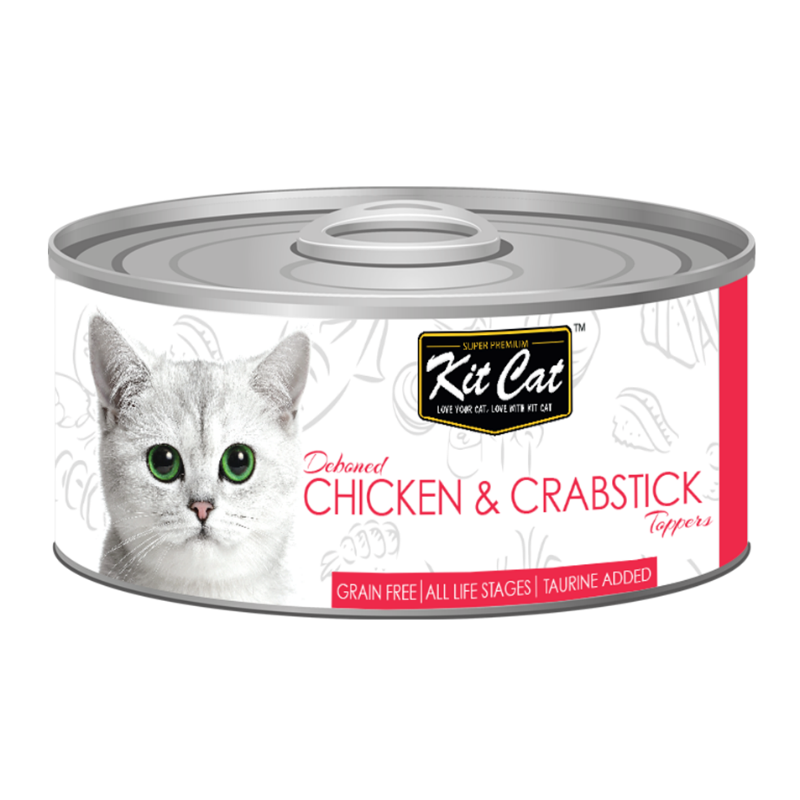 Kit Cat Deboned Chicken & Crabstick Toppers 80g