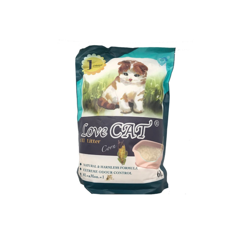 Love Cat Corn Tofu Litter 6L