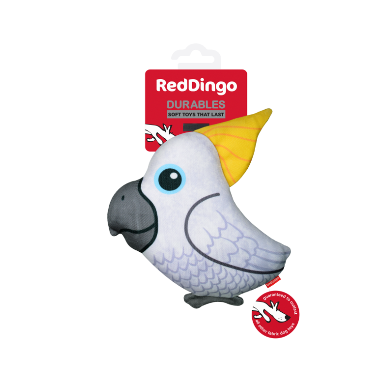 Red Dingo Durables Toy Cockatoo