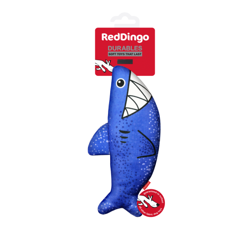 Red Dingo Durables Toy Shark