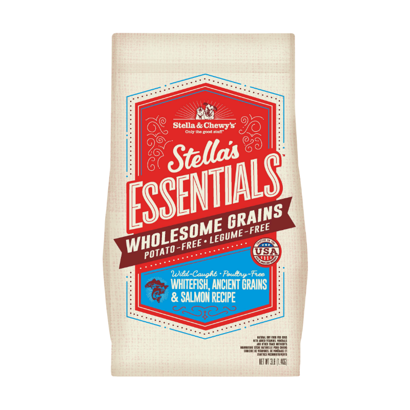 Stella & Chewy's Stella's Essentials Wholesome Grains Whitefish, Ancient Grains & Salmon