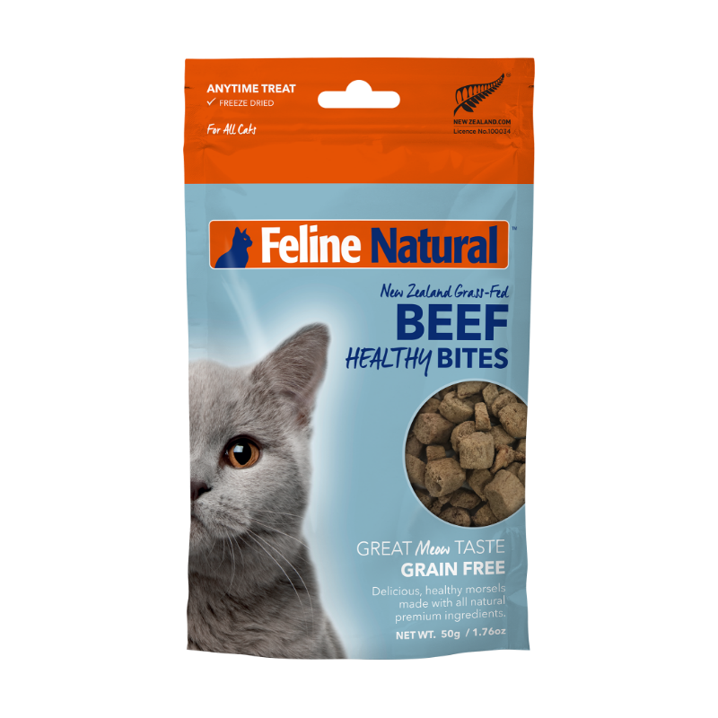 Feline Natural Freeze Dried Healthy Bites - Beef 50g