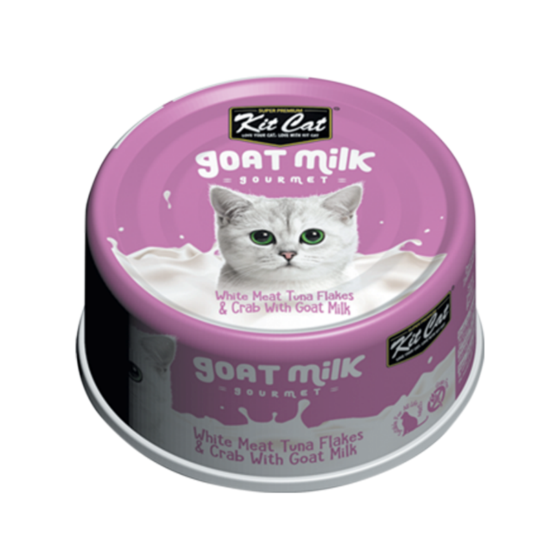 Kit Cat Goat Milk Gourmet Tuna & Crab 70g