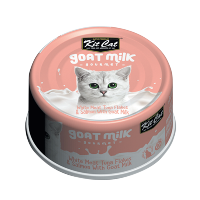 Kit Cat Goat Milk Gourmet Tuna & Salmon 70g