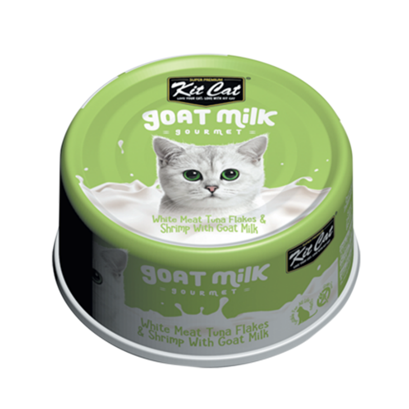 Kit Cat Goat Milk Gourmet Tuna & Shrimp 70g