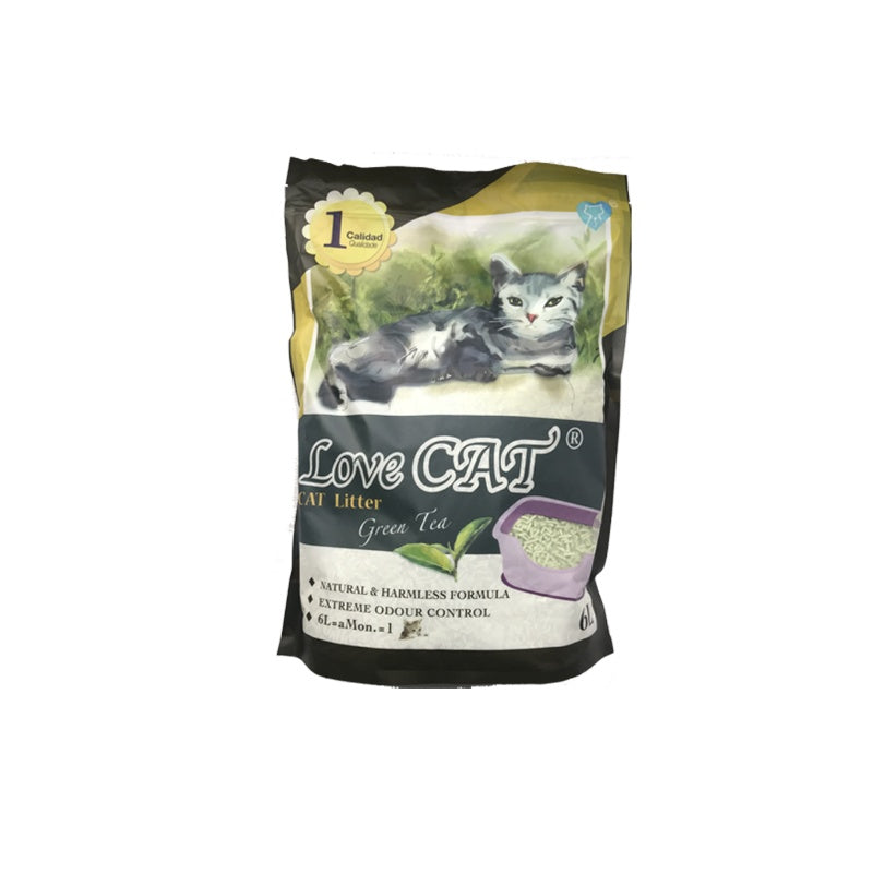 Love Cat Green Tea Tofu Litter 6L