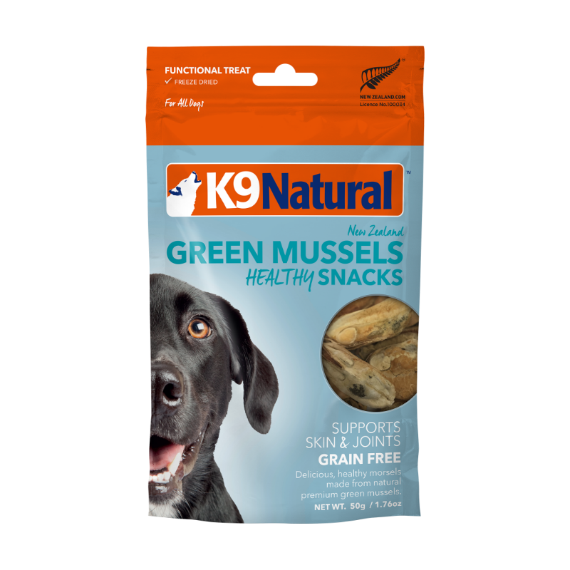 K9 Natural Freeze Dried Green Lipped Mussels 50g