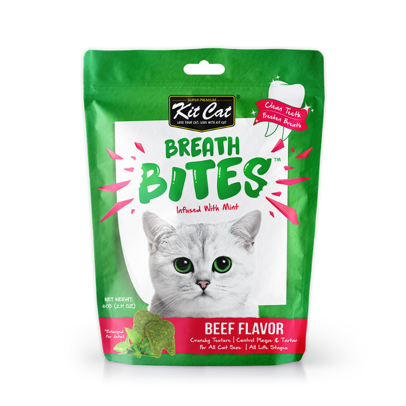 Kit Cat Breathbites Beef 60g