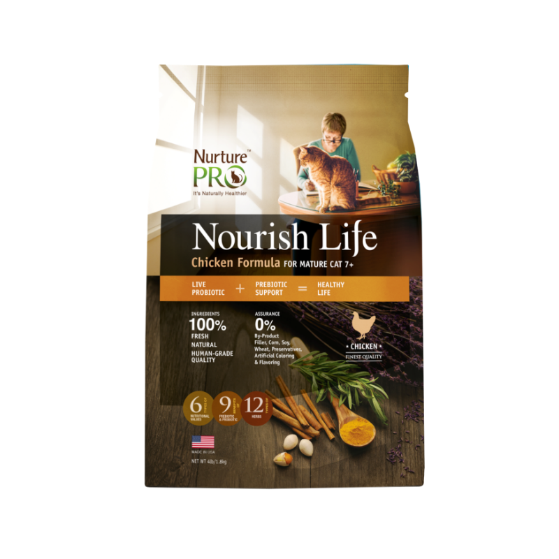 Nurture Pro Nourish Life Chicken Formula For Mature Cat 7+