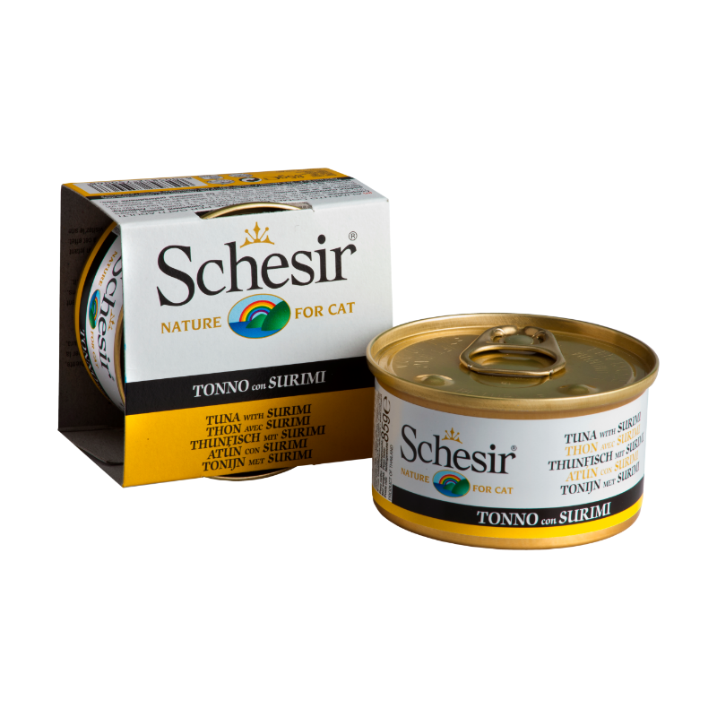 Schesir Tuna with Surimi in Jelly For Cats 85g