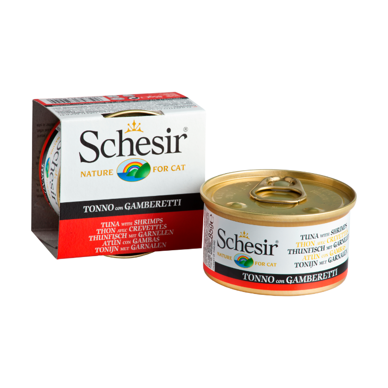 Schesir Tuna with Shrimps in Jelly For Cats 85g