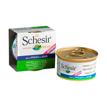 Load image into Gallery viewer, Schesir Kitten Chicken Fillet with Aloe in Jelly For Cats 85g
