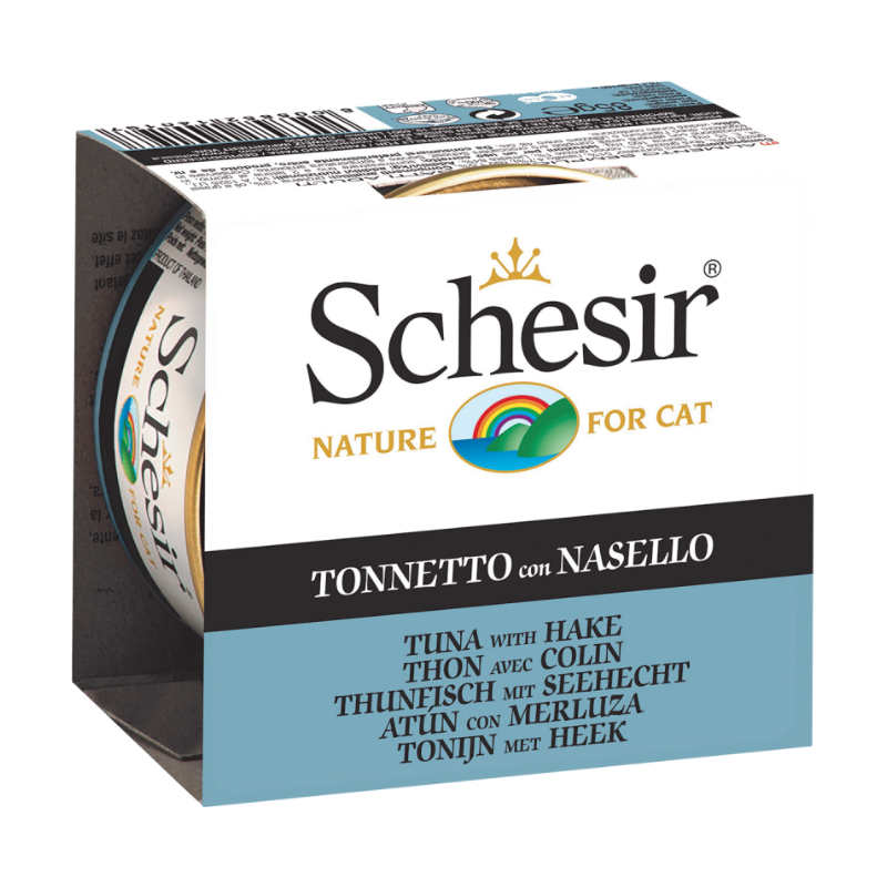 Schesir Tuna with Hake in Jelly For Cats 85g