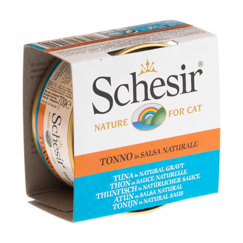 Schesir Tuna in Natural Gravy For Cats 70g