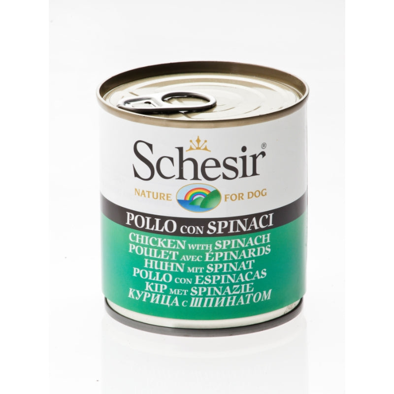 Schesir Chicken with Spinach For Dogs 285g