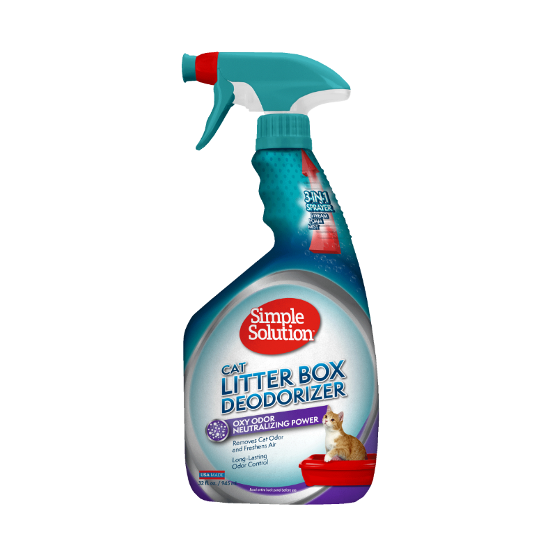Simple Solution Cat Litter Box Deodorizer Spray 945ml