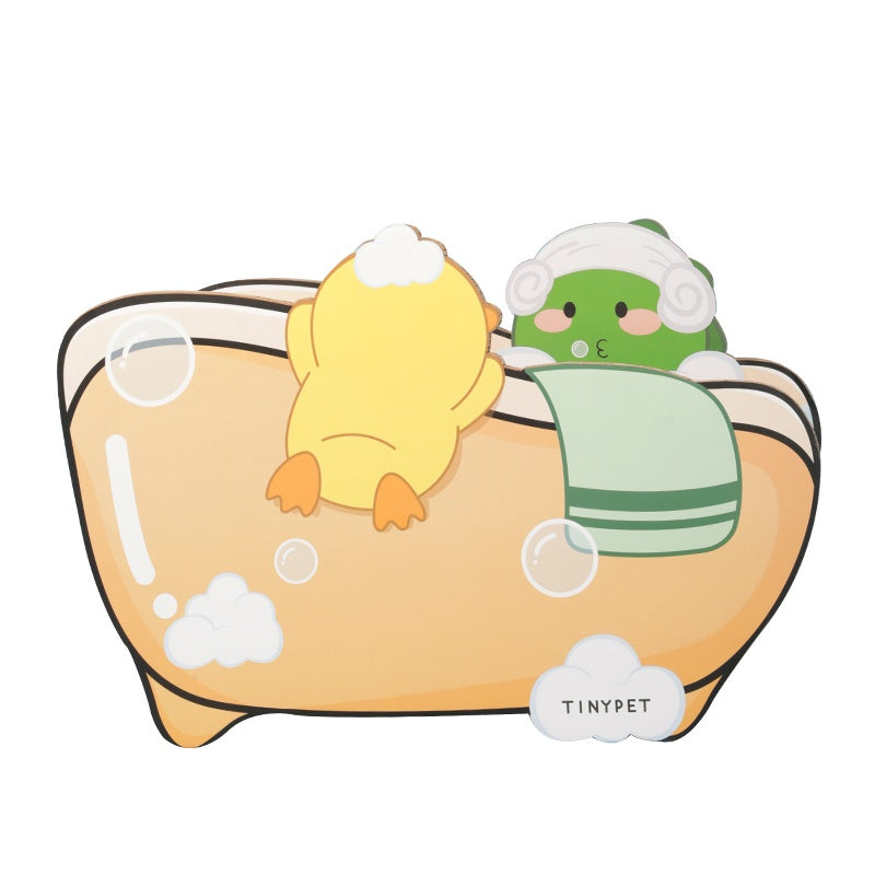 Dino Jr. & Ducky Cat Scratcher (Bath Tub)