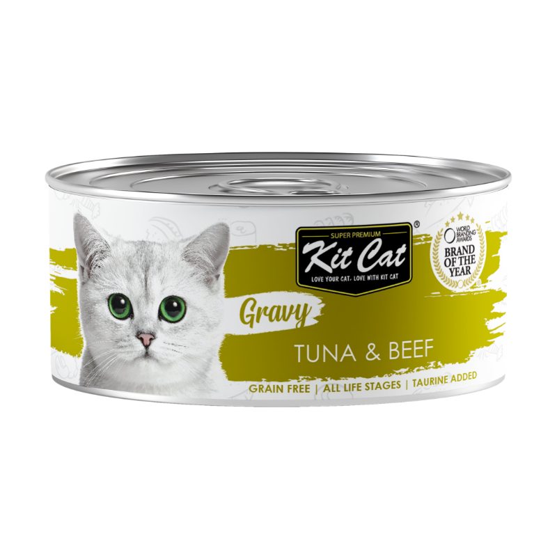 Kit Cat Gravy Tuna & Beef 70g