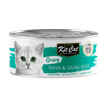 Load image into Gallery viewer, Kit Cat Gravy Tuna &amp; Quail Egg 70g
