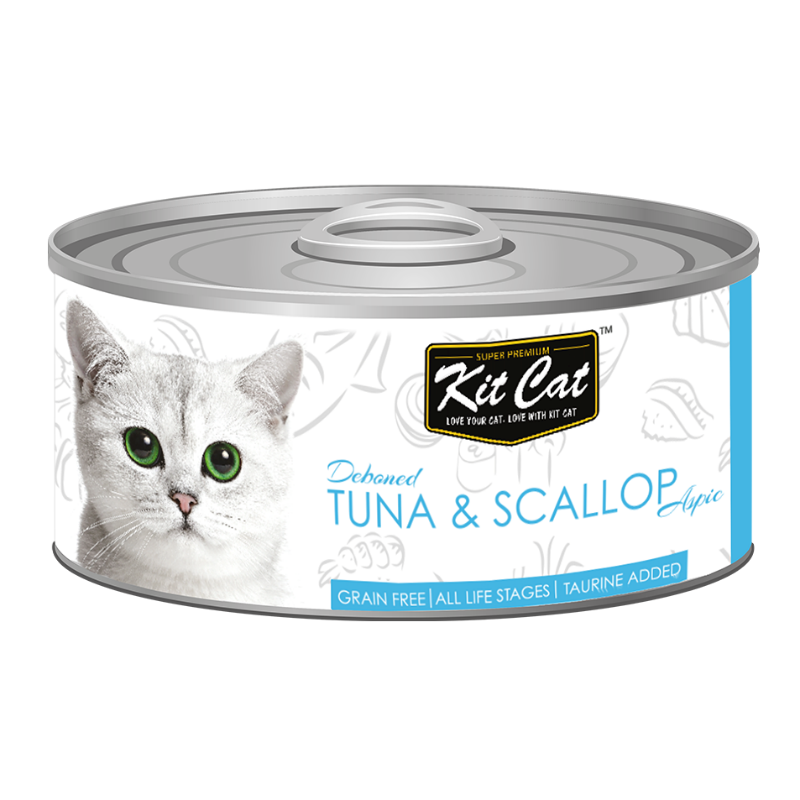 Kit Cat Deboned Tuna & Scallop Toppers 80g